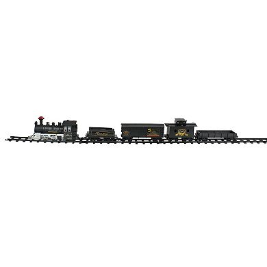 Gray Battery Operated Animated 15-Piece Classic Train Set