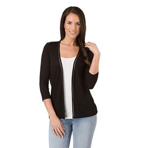 Women's Haggar Open-Front Cardigan