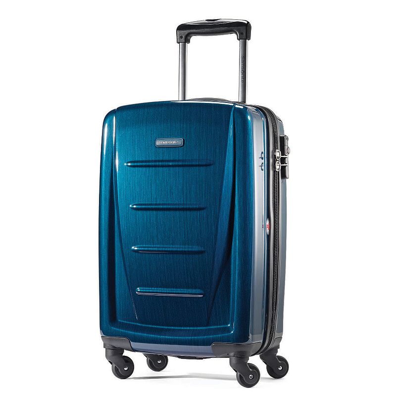 Samsonite Winfield 2 Spinner Luggage, Blue, 20 Carryon