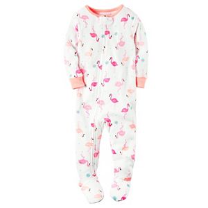 Baby Girl Carter's Flamingo Footed Pajamas