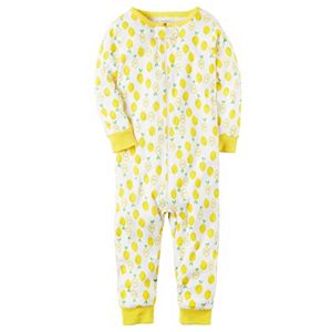 Baby Girl Carter's Lemon One-Piece Pajamas