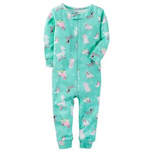 Baby Girl Carter's Dog One-Piece Pajamas