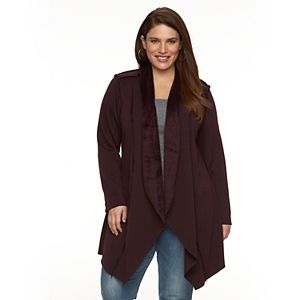Plus Size French Laundry Plush Cardigan
