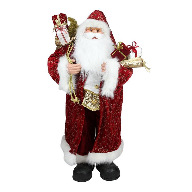 32-in. Standing Santa Christmas Decor, Red