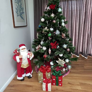 32-in. Standing Santa Christmas Decor