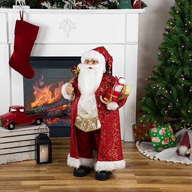 32-in. Standing Santa Christmas Decor