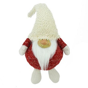 Plush Smiling Gnome Christmas Table Decor