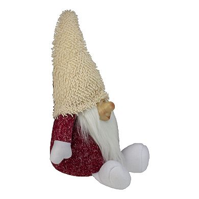 Plush Smiling Gnome Christmas Table Decor