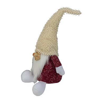 Plush Smiling Gnome Christmas Table Decor