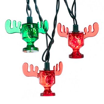 Kurt Adler National Lampoon Wally World Moose Mug Light Set