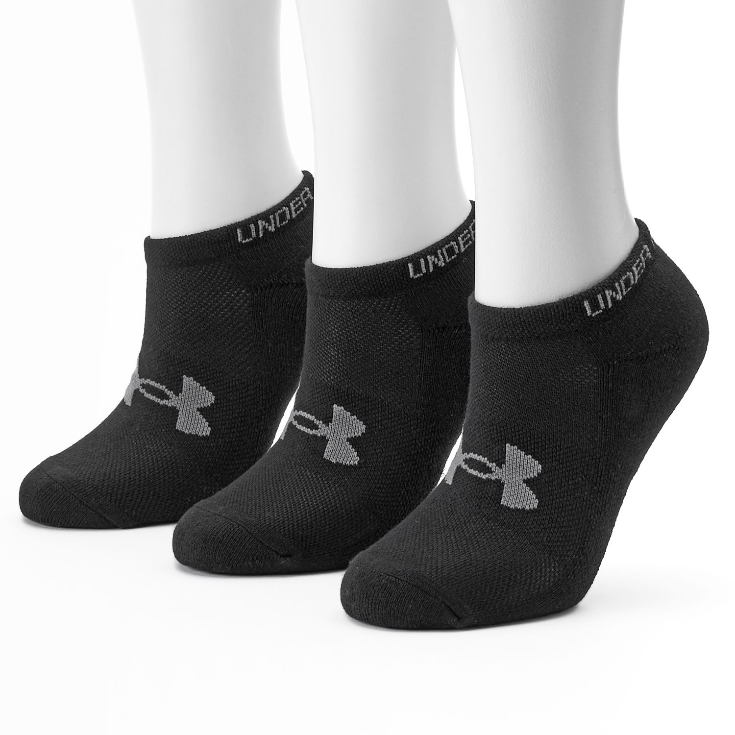 women's under armour 6 pk training no show socks