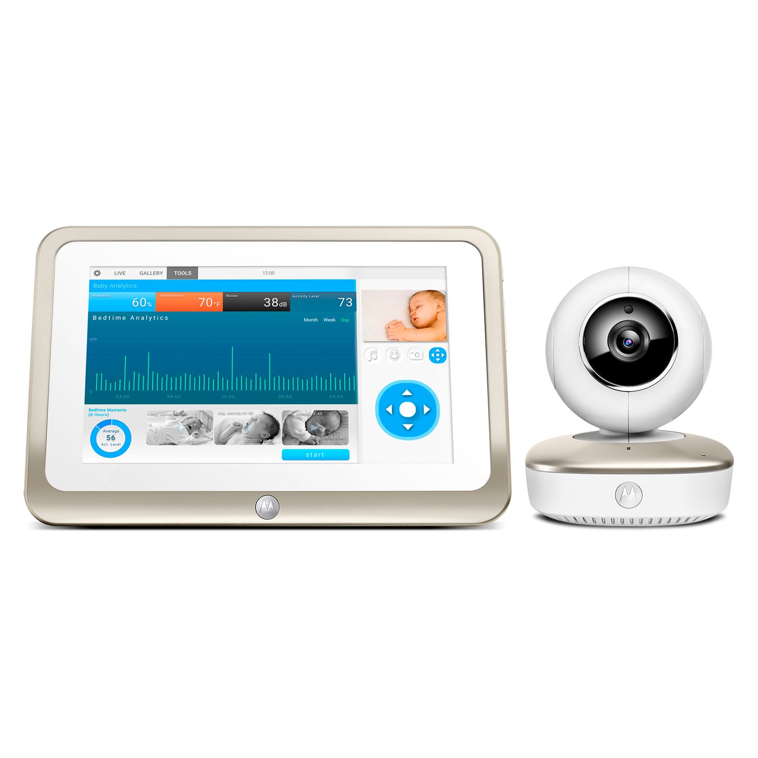 smart video baby monitor with wifi