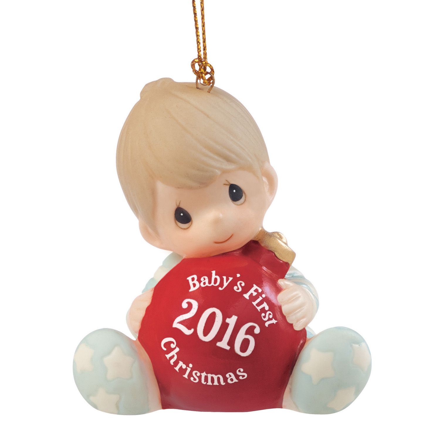 precious moments baby boy first christmas ornament