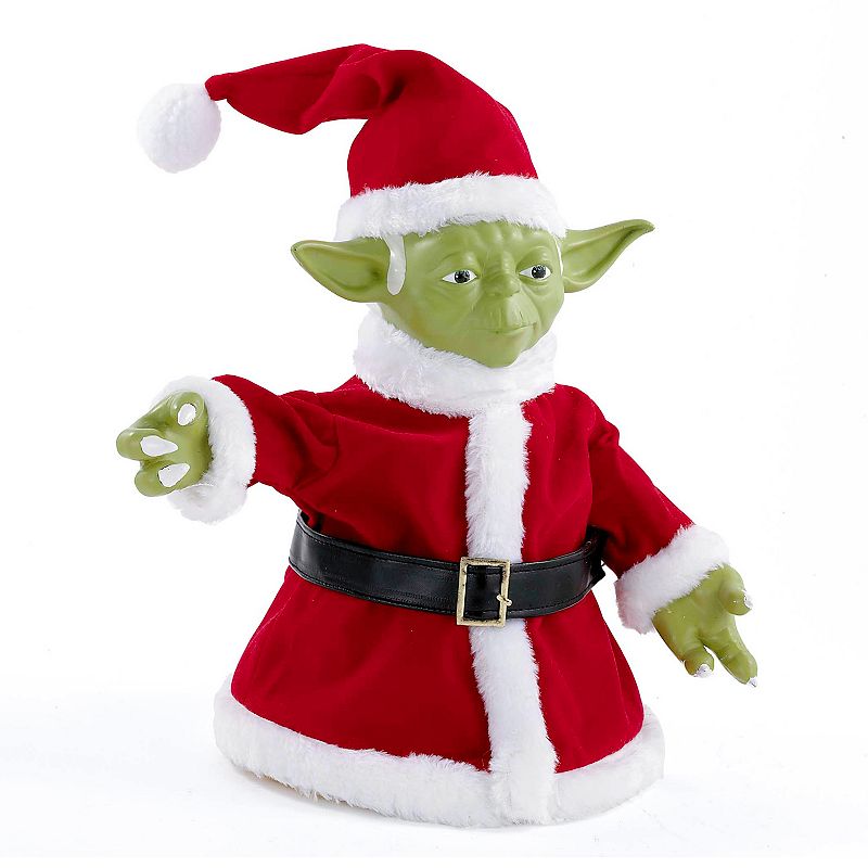 Kurt Adler 10-in. Classic Yoda Christmas Tree Topper, Green