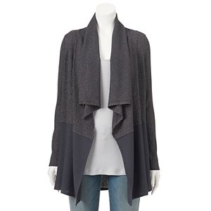 Women's Juicy Couture Textured Metallic Cardigan