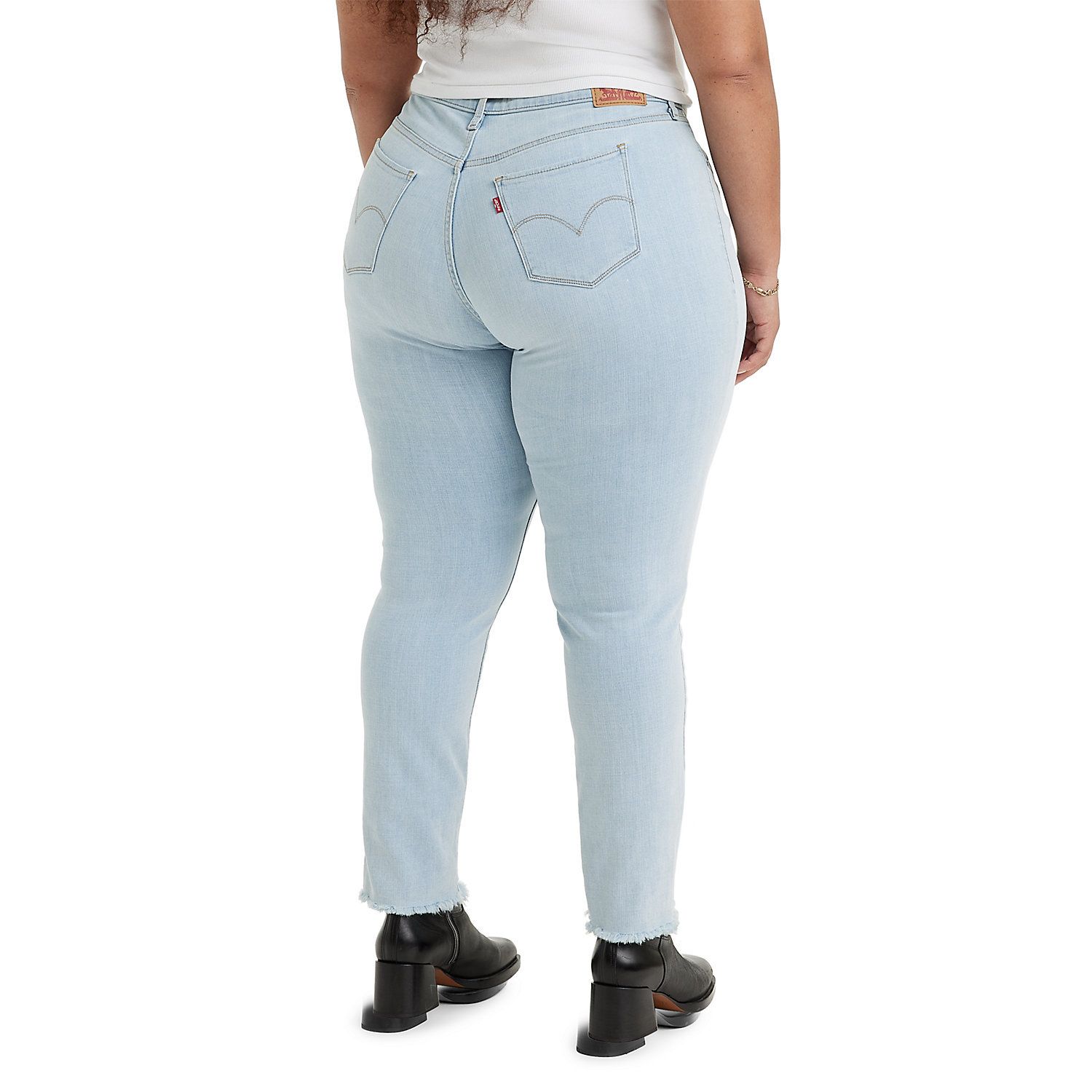  BR71 WOMENS PLUS SIZE BLACK Denim JEANS Stretch Skinny Ripped  Distressed Pants (20-PLUS) : Clothing, Shoes & Jewelry