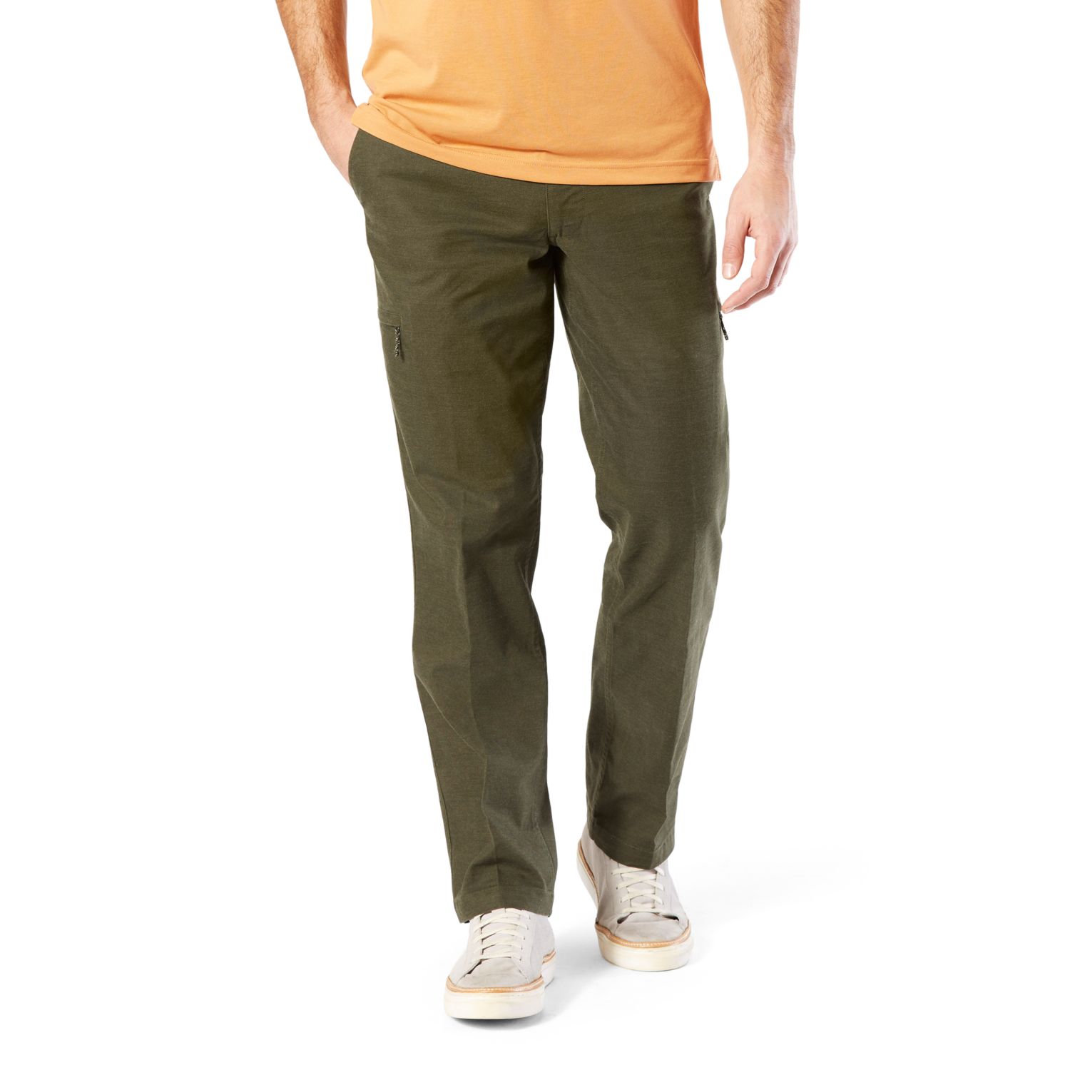 Utility Cargo Straight Fit Canvas Pants D2