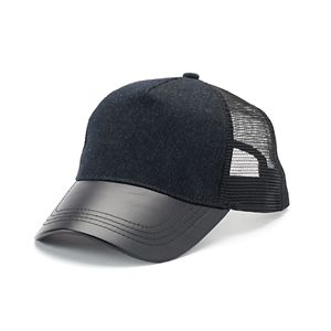 madden NYC Women's Denim Mashup Baseball Cap