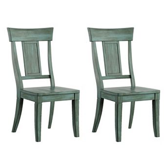 HomeVance Acorn Creek Wood Dining Chair 2 pc Set