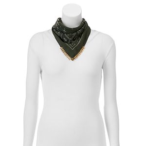 madden NYC Metal Trim Bandana Neckerchief