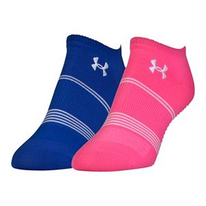 Women's Under Armour 2-pk. Grippy III No-Show Socks