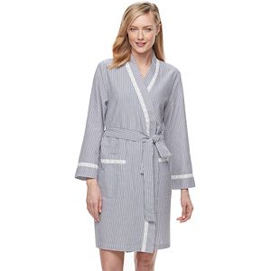 Women's Croft & Barrow® Woven Wrap Robe