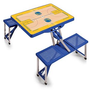 Picnic Time Golden State Warriors Portable Folding Picnic Table