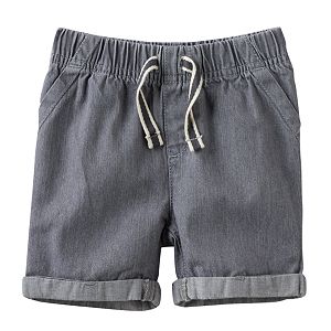 Baby Boy Jumping Beans® Cuffed Denim Shorts