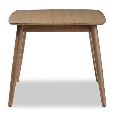 Baxton Studio Edna Mid-Century Modern Dining Table & Chair 5-piece Set