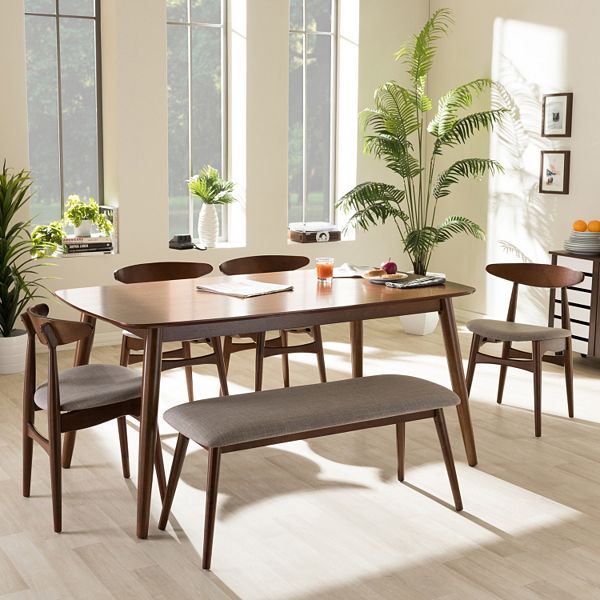 Baxton Studio Flora Dining Table Chair, Kohls Dining Room Sets