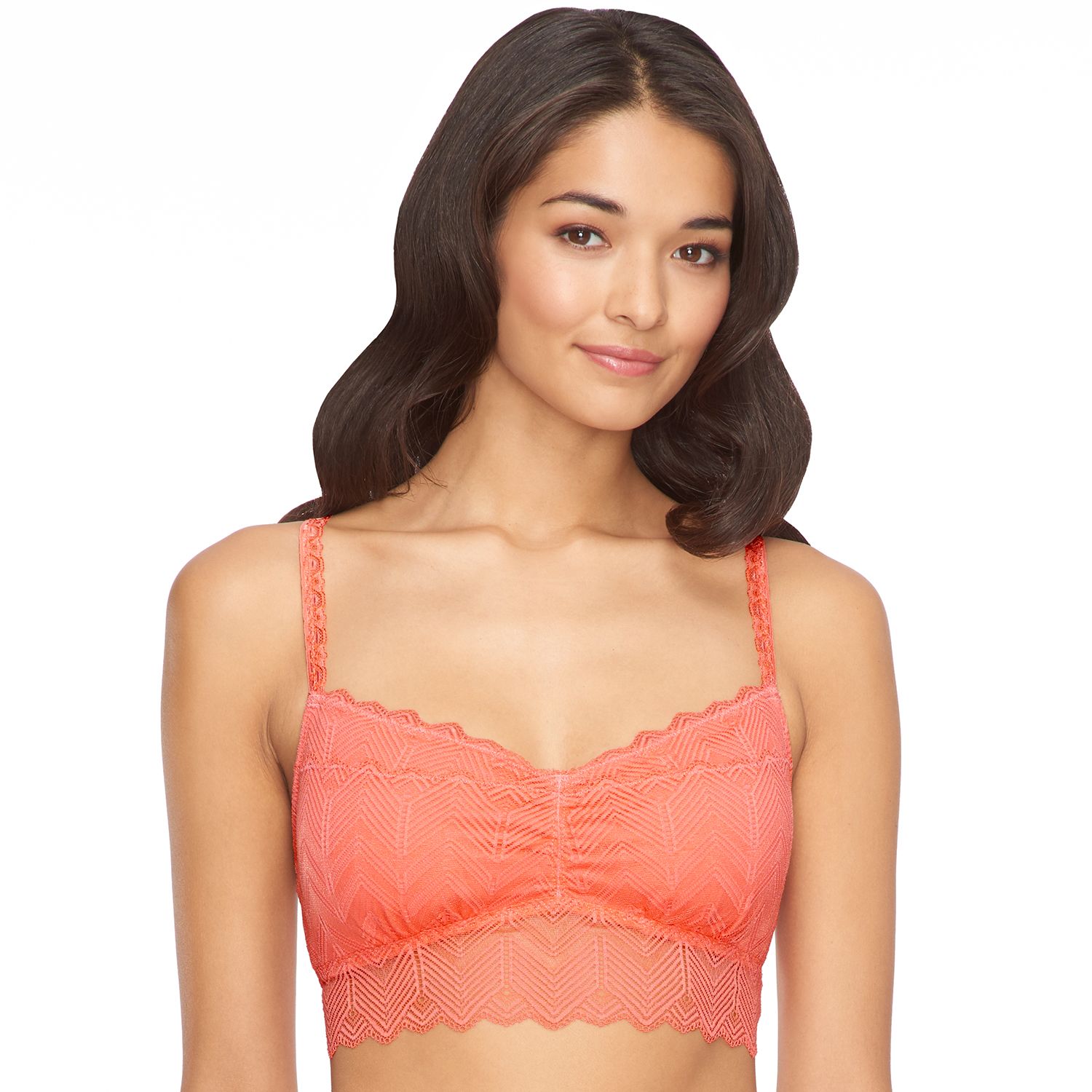 scalloped lace bralette