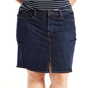 Plus Size Levi's Icon Jean Skirt