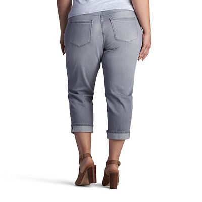 Lee easy fit capris plus size store