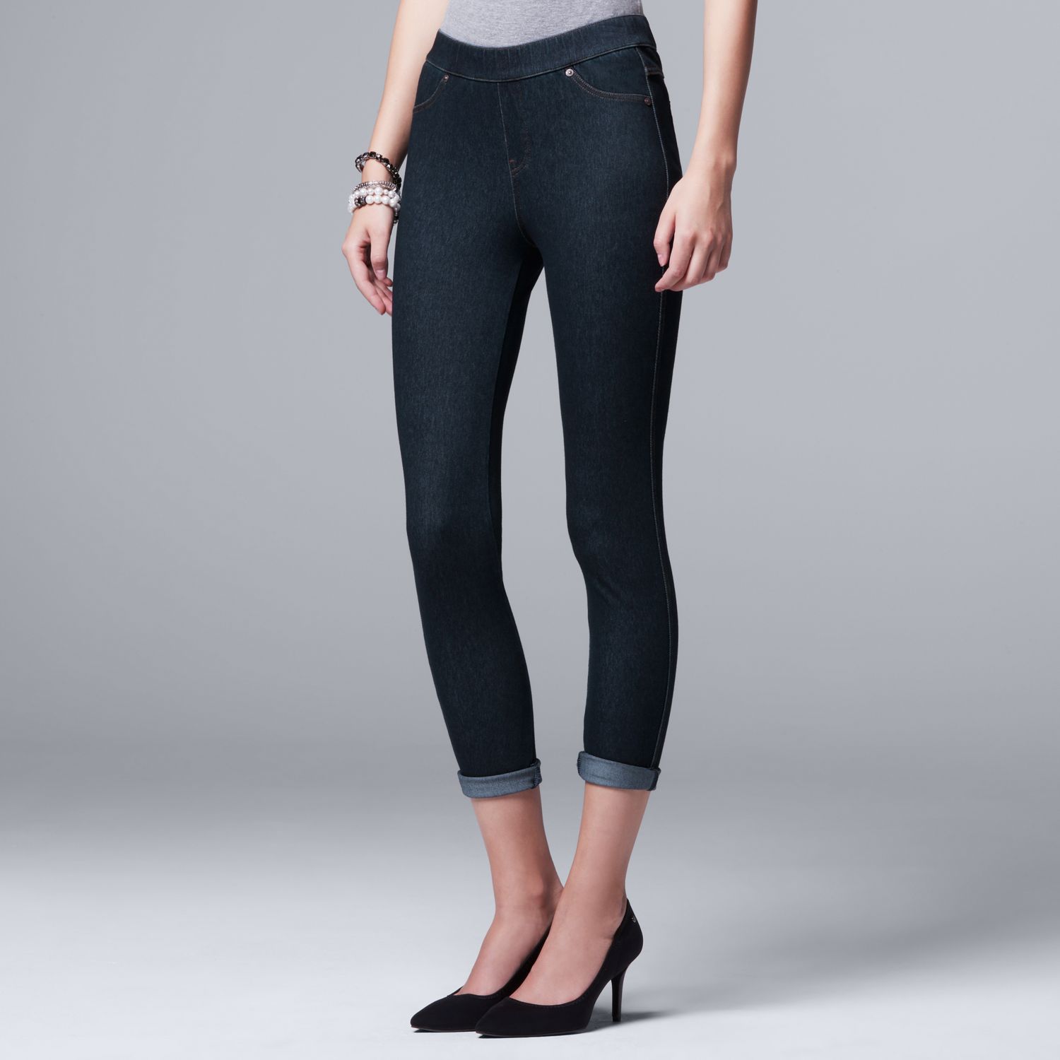 kohls vera wang capri jeans