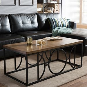 Baxton Studio Palmer Industrial Coffee Table