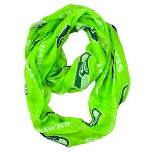 Seattle Seahawks Sheer Infinity Scarf