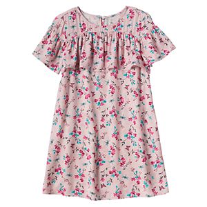 Girls 4-8 SONOMA Goods for Life™ Floral Print Ruffle Dress