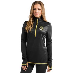 Women's Majestic Boston Bruins Back Check Pullover