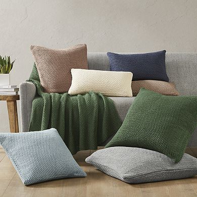 INK+IVY Bree Knit Oblong Throw Pillow Cover