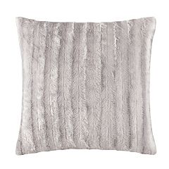 2pk Chenille Square Throw Pillows Neutral - Threshold™