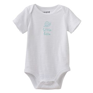 Baby Boy Jumping Beans® Embroidered Slubbed Bodysuit