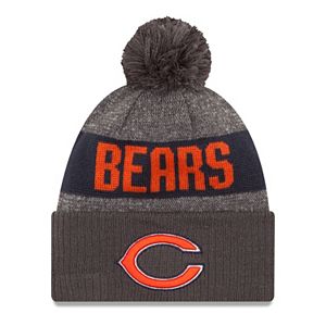 Adult New Era Chicago Bears Graphite Team Knit Beanie