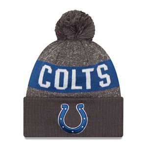 Adult New Era Indianapolis Colts Graphite Team Knit Beanie
