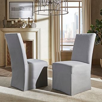 HomeVance Grace Hill Rolled Back Dining Chair 2 pc Set