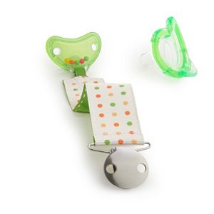Munchkin Latch Dotted Pacifier & Rattle Clip - 0+ Months