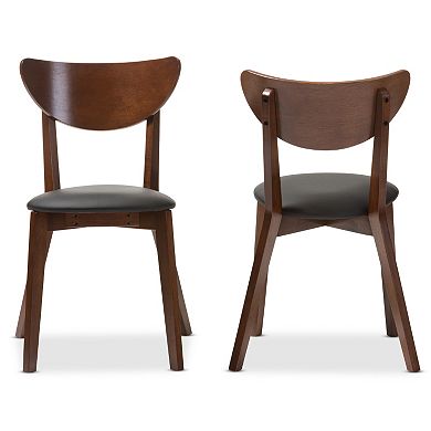 Baxton Studio Sumner Mid-Century Dining Chair 2-piece Set