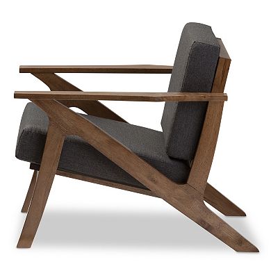 Baxton Studio Cayla Mid-Century Modern Arm Chair