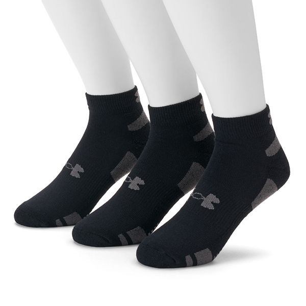 Men's Under Armour 3-pack Heatgear Performance Training Low-Cut Socks