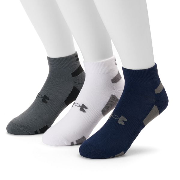 Men's Under Armour 3pack Heatgear Performance Training LowCut Socks