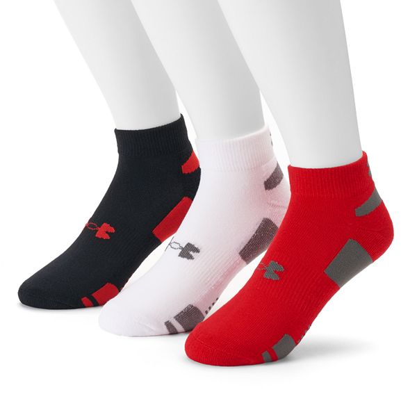 Men's Under Armour 3pack Heatgear Performance Training LowCut Socks